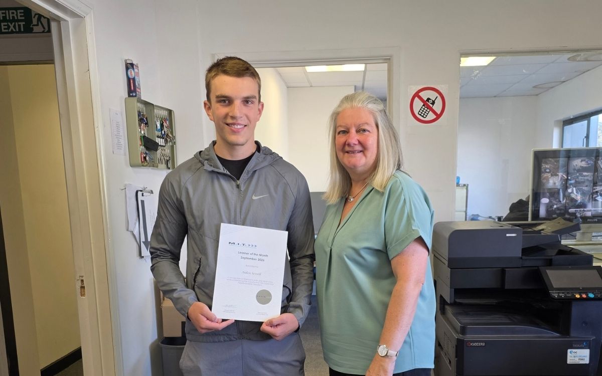 Learner of the month – September 26 – Aiden Sewell – Jones-